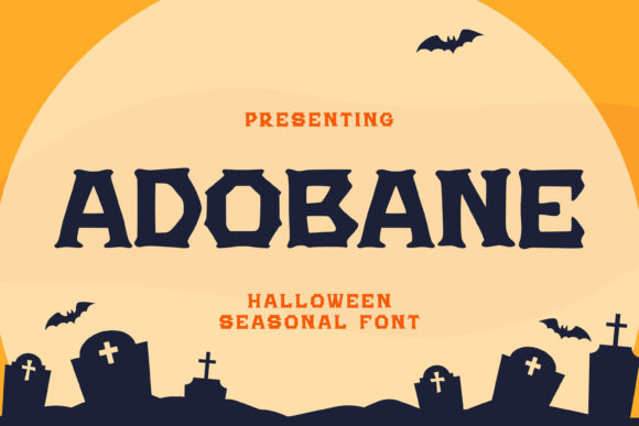Adobane: The Spooky Display Font That Elevates Halloween Branding