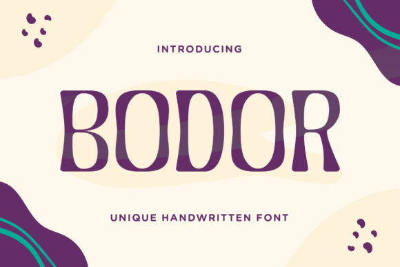 Bodor: The Trendy Display Font for Modern Design