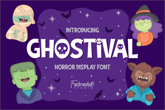 Ghostival: A Bold Typeface for High-Impact Halloween Design