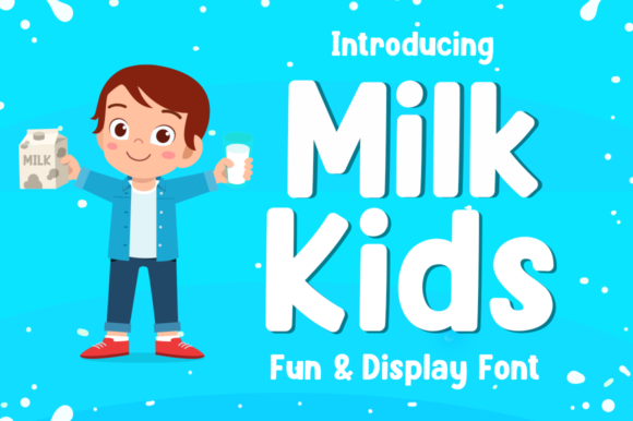 Milk Kids: The Playful Font That Transforms Children's Projects