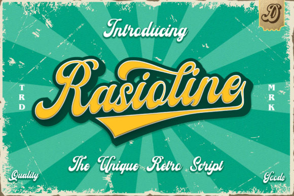 Rasioline: Integrating Retro Typography into Modern Creative Workflows