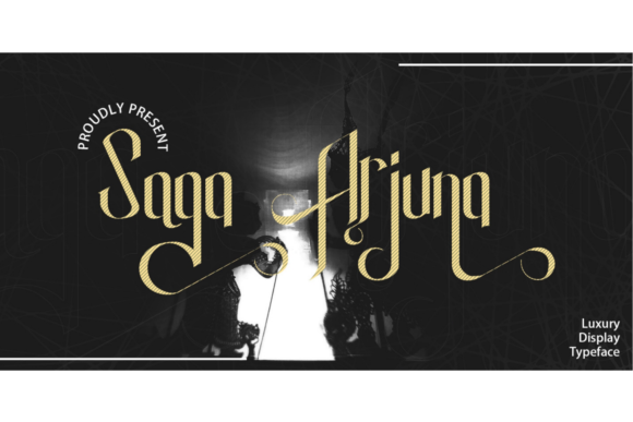 Saga Arjuna: A Bold Choice for Distinctive Display Typography