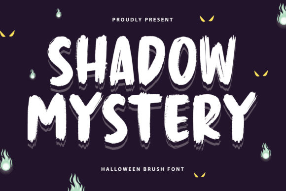 Shadow Mystery: The Brushed Display Font Redefining Halloween Branding and Creative Expression