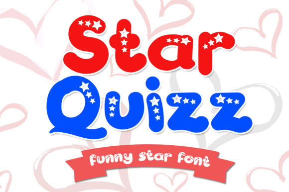 Star Quizz: A Festive Display Font for Creative Projects