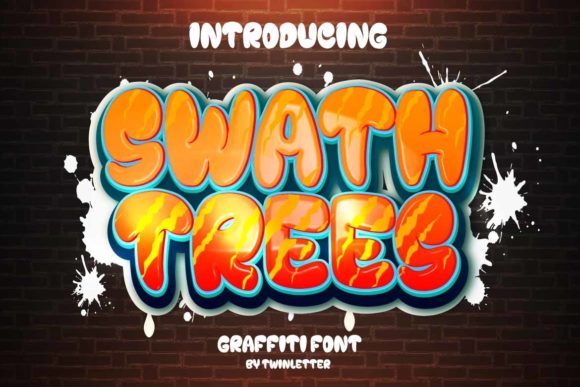 Swath Trees: A Detailed Look at the Graffiti-Style Display Font for Creative Projects