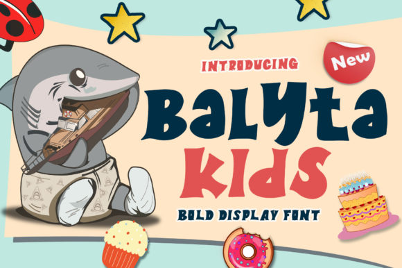 Unlocking Creativity with Balyta Kids: The Quirky Display Font for Modern Designers