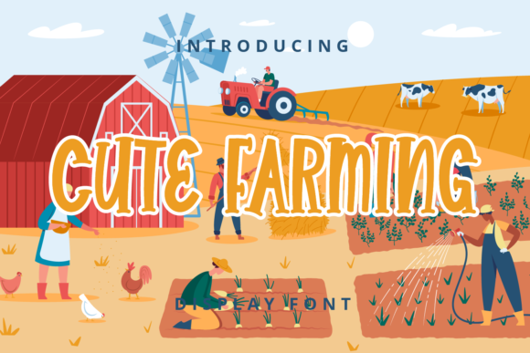 Why Cute Farming is the Ultimate Font for Playful and Authentic Designs