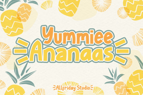 Yummiee Ananaas: The Playful Font for Authentic Projects
